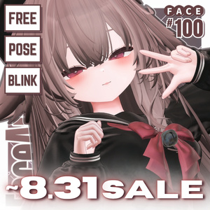 ！！SALE~8.31 ！！ 💗【FREE/無料】Kaguya100Type❥動くまばたきFace&PoseAnimations ⌖ ݁˚