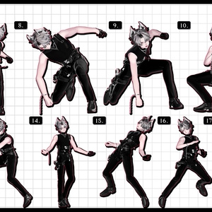 ❤️‍🔥~11.15SALE！✦【 FREE - 商用OK 】✦✦ 撮影向けPoseAnimation ❮ ⁺500種-Vol.3 ❯ 缩略图 11