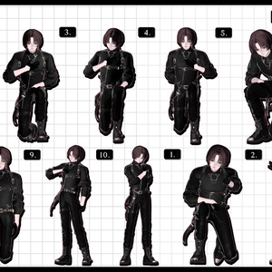 ❤️‍🔥~11.15SALE！✦【 FREE - 商用OK 】✦✦ 撮影向けPoseAnimation ❮ ⁺500種-Vol.3 ❯ 缩略图 35