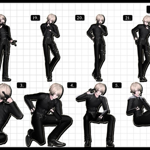 ❤️‍🔥~11.15SALE！✦【 FREE - 商用OK 】✦✦ 撮影向けPoseAnimation ❮ ⁺500種-Vol.3 ❯ 缩略图 20