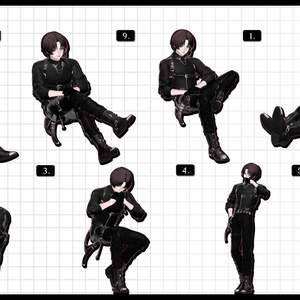 ❤️‍🔥~11.15SALE！✦【 FREE - 商用OK 】✦✦ 撮影向けPoseAnimation ❮ ⁺500種-Vol.3 ❯ 缩略图 33