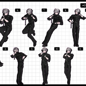 ❤️‍🔥~11.15SALE！✦【 FREE - 商用OK 】✦✦ 撮影向けPoseAnimation ❮ ⁺500種-Vol.3 ❯ 缩略图 50