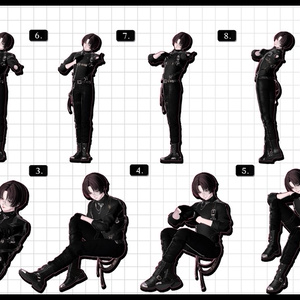 ❤️‍🔥~11.15SALE！✦【 FREE - 商用OK 】✦✦ 撮影向けPoseAnimation ❮ ⁺500種-Vol.3 ❯ 缩略图 32