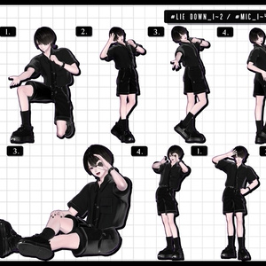 ❤️‍🔥~11.15SALE！✦【 FREE - 商用OK 】✦✦ 撮影向けPoseAnimation ❮ ⁺500種-Vol.3 ❯ 缩略图 42