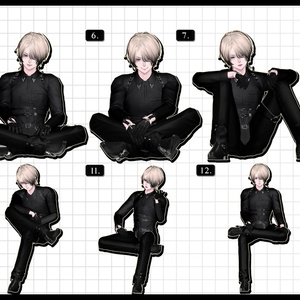 ❤️‍🔥~11.15SALE！✦【 FREE - 商用OK 】✦✦ 撮影向けPoseAnimation ❮ ⁺500種-Vol.3 ❯ 缩略图 24