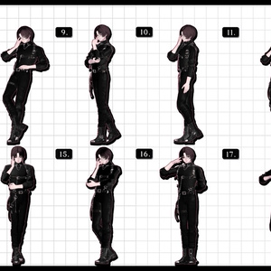 ❤️‍🔥~11.15SALE！✦【 FREE - 商用OK 】✦✦ 撮影向けPoseAnimation ❮ ⁺500種-Vol.3 ❯ 缩略图 29