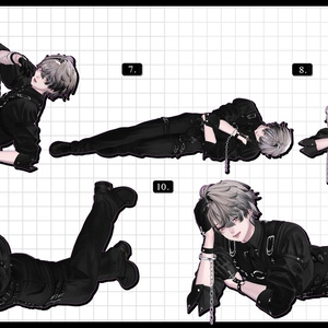 ❤️‍🔥~11.15SALE！✦【 FREE - 商用OK 】✦✦ 撮影向けPoseAnimation ❮ ⁺500種-Vol.3 ❯ 缩略图 52