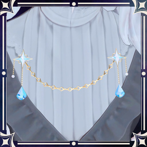「Stellar Drop Chain」 カスタム可能な星のチェーンアクセサリー 缩略图 2