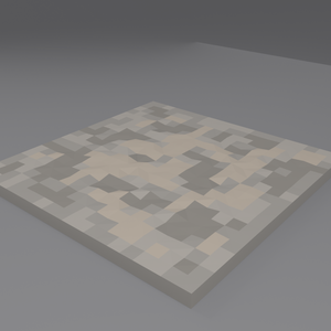 【無料】和風ローポリ 玉砂利 3Dモデル｜Low Poly Gravel Stones - Japanese Zen Ground Tile