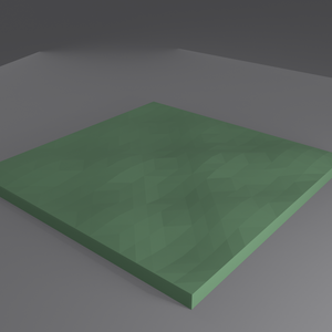 【無料】和風ローポリ 苔の地面 3Dモデル｜Low Poly Moss Ground - Japanese Zen Tile
