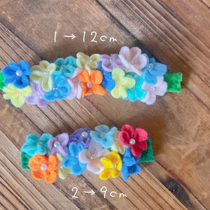 もこもこ花かんむり