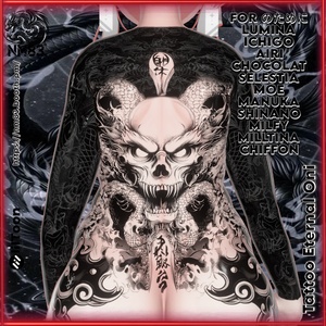 💀🐉🪷Tattoo Eternal Oni/タトゥー 永劫の鬼