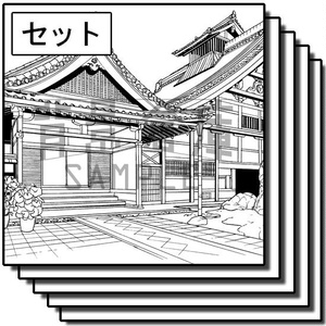 寺院の背景集_セット1