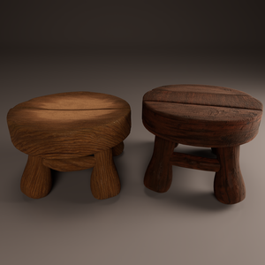木製スツール、Stools
