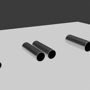 【3Dモデル】car muffler pack