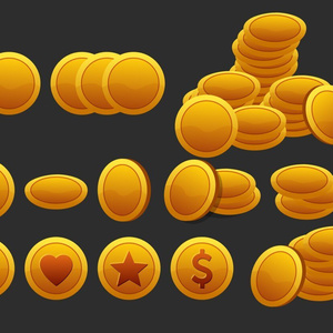 Gold Coin Icons Pack