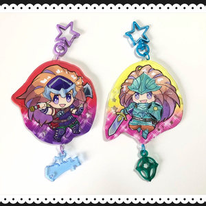 【クラス2】デュランのゆらキラアクリルキーホルダー【あんしんBOOTHパック】