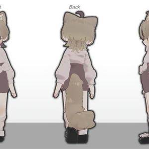 【３アバター対応】Big Ribbon Knit【まめふれんず】 缩略图 8