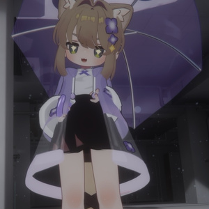 【キプフェル・みみのこ対応】あじさいレインコート【まめふれんず】 缩略图 2