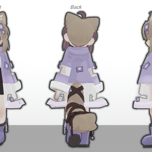 【キプフェル・みみのこ対応】あじさいレインコート【まめふれんず】 缩略图 7