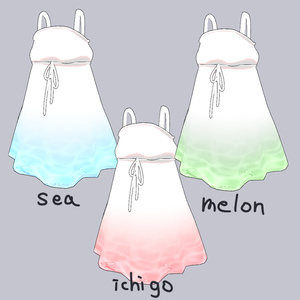 【キプフェル・みみのこ対応】Simple Summer Onepiece【まめふれんず】 缩略图 4