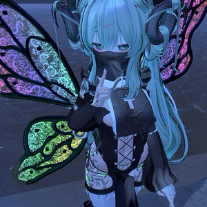 【VRChat】Fairy Lace Wing【PB・Animation設定済】 缩略图 8