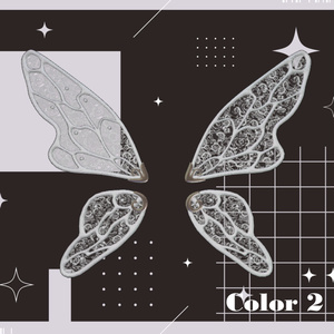 【VRChat】Fairy Lace Wing【PB・Animation設定済】 缩略图 4