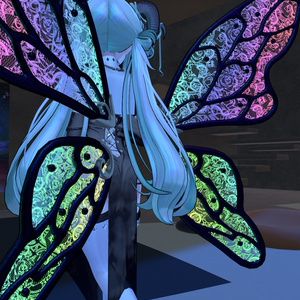 【VRChat】Fairy Lace Wing【PB・Animation設定済】 缩略图 9