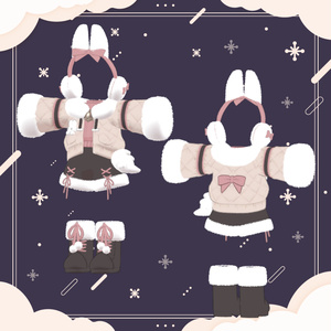 【キプフェル・みみのこ対応】Snowy Puff【まめふれんず】 缩略图 3