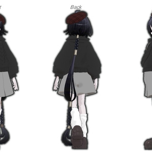 【４アバター対応】Braid Knit【まめふれんず】 缩略图 9