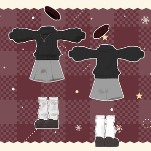 【４アバター対応】Braid Knit【まめふれんず】 缩略图 4