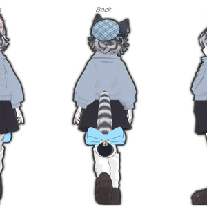 【４アバター対応】Braid Knit【まめふれんず】 缩略图 10