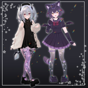 【8アバター対応】Little Flower Leg【Aquaglassコラボコンテンツ】 缩略图 8