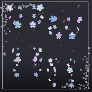 【8アバター対応】Little Flower Leg【Aquaglassコラボコンテンツ】 缩略图 4