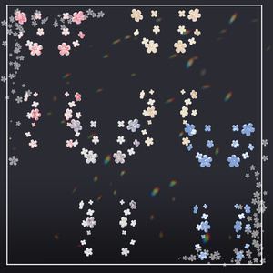 【8アバター対応】Little Flower Leg【Aquaglassコラボコンテンツ】 缩略图 6