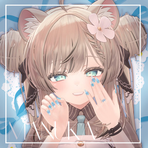 \月喰かむる追加/【15アバター対応】RibbonNailTip【MA設定済】 缩略图 8