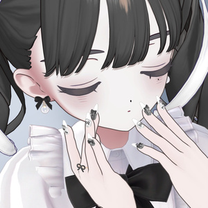\月喰かむる追加/【15アバター対応】RibbonNailTip【MA設定済】 缩略图 25