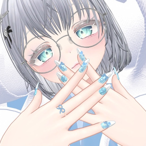\月喰かむる追加/【15アバター対応】RibbonNailTip【MA設定済】 缩略图 26