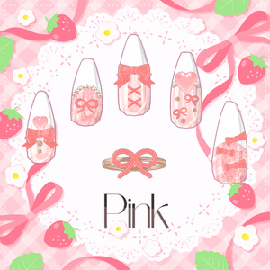 \月喰かむる追加/【15アバター対応】RibbonNailTip【MA設定済】 缩略图 4