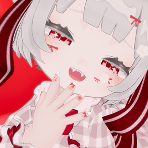 \月喰かむる追加/【15アバター対応】RibbonNailTip【MA設定済】 缩略图 24
