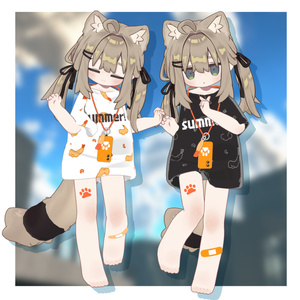 【まめふれんず・みみのこ対応】だるっとSummer!【MA・PB設定済】 缩略图 3