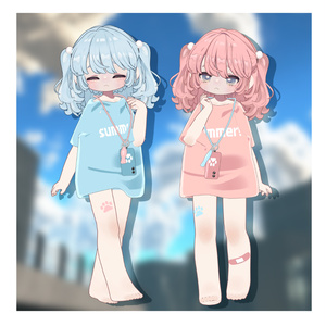 【まめふれんず・みみのこ対応】だるっとSummer!【MA・PB設定済】 缩略图 2
