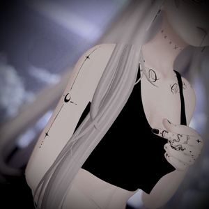 Moon Line arm tattoo texture #ateliersuuria