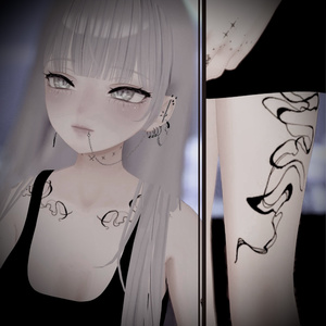 Smoke tattoo texture #ateliersuuria