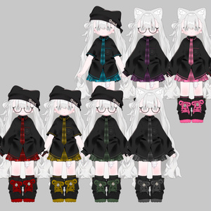 Kipfel Outfit PUNKCHECK texture(全7色) #atelierSuuria 缩略图 6