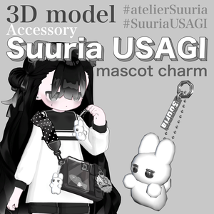 SuuriaUSAGI mascot charm #atelierSuuria