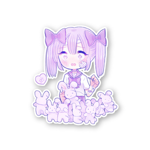 自宅通販💜傷だらけ。シール4枚セット