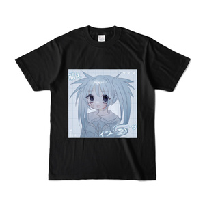 萌え萌えいんた～ねっと.comTシャツ-黒