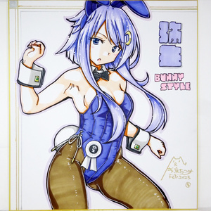 【終了】色紙 弥生バニー(4)