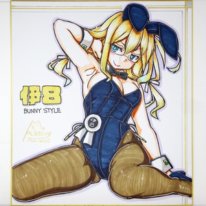 色紙 伊８バニー